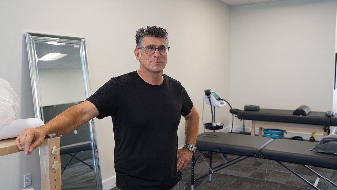 Petar Sibinkic is the owner and a trainer at Longboat Key Fitness, which is expanding to the unit next door, with the new space focused on stretching and massaging.