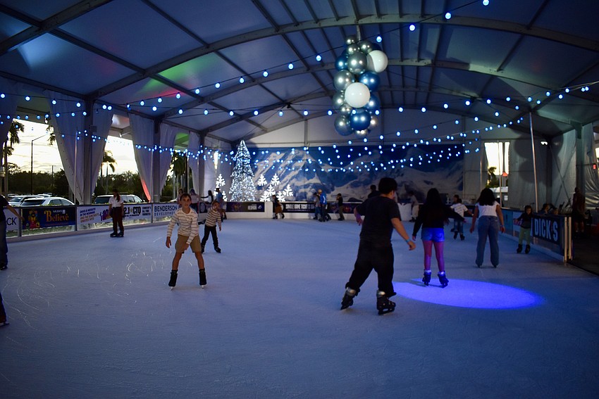 The ice skating rink at UTC is open through Jan. 4.