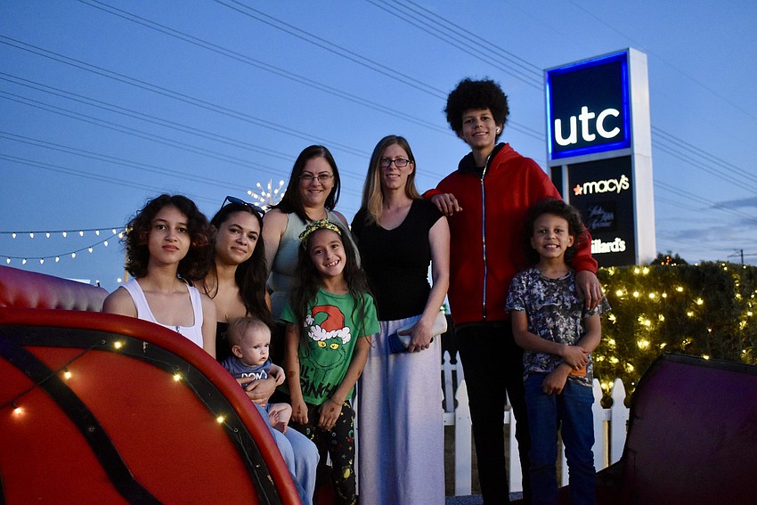 The Rice family travels from Wimauma to UTC each year before Christmas.