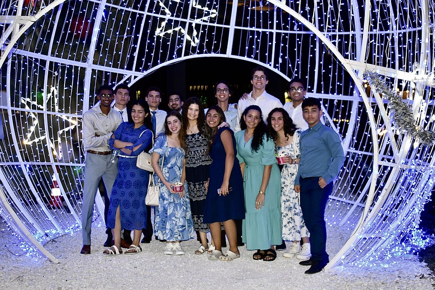 Members of Sarasota's Christian Congregation in North America visit UTC following a church service Nov. 30.