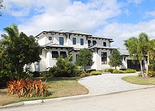 The home at 612 Mourning Dove Drive was built in 2022 and has four bedrooms, five-and-a-half baths, a pool and 4,886 square feet of living area.