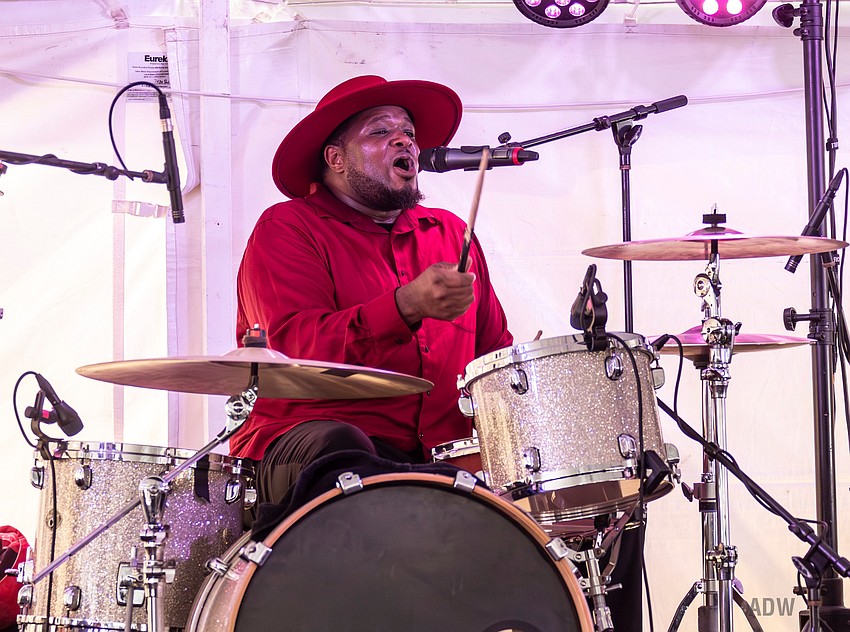 Tim Mulberry will be handling the drums for his group, The Shaelyn Band, which opens the Lakewood Ranch Blues Fest Dec. 6 at Waterside Park.