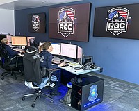 Sarasota Police Department personnel monitor Sarasota's network of cameras, license plate readers, gunshot detectors and other devices in the nearly completed Real-Time Operations Center.