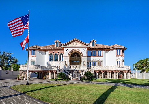 The home at 1310 South Lake Shore Drive is built in the style of a Renaissance mansion.
