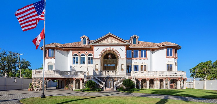 The home at 1310 South Lake Shore Drive is built in the style of a Renaissance mansion.