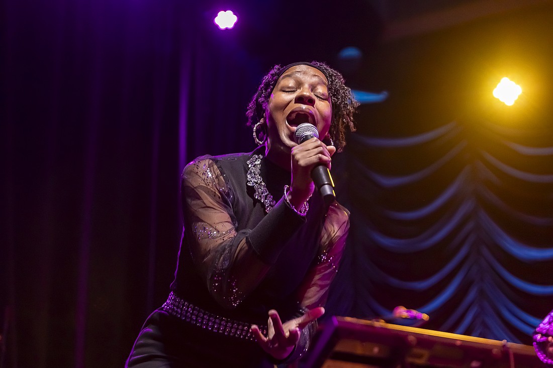 The Shaelyn Band, which opens the Lakewood Ranch Blues Fest Dec. 6 at Waterside Place, is led by singer Shaelyn Mulberry.