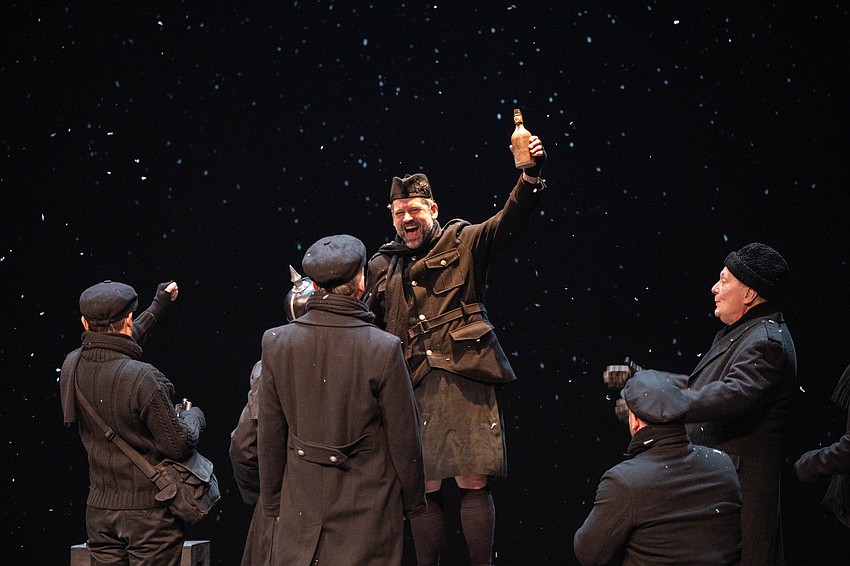 “All Is Calm,” Peter Rothstein’s moving tribute to the 1914 Christmas Truce, returns to the Asolo Repertory Theatre this December.