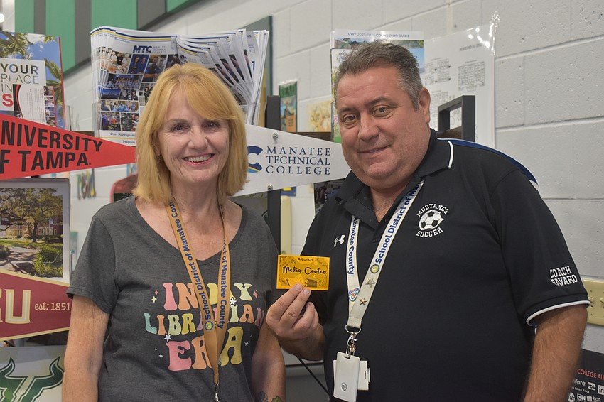 In a collaborative effort between Audrey Dombroski, who works as the media specialist and Vito Bavaro, the college and career advisor, 