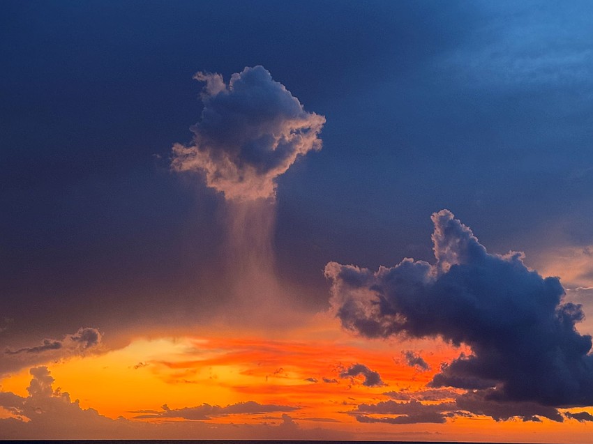 Billy Gillispie took this photo of a powerful sky over the Gulf of America.