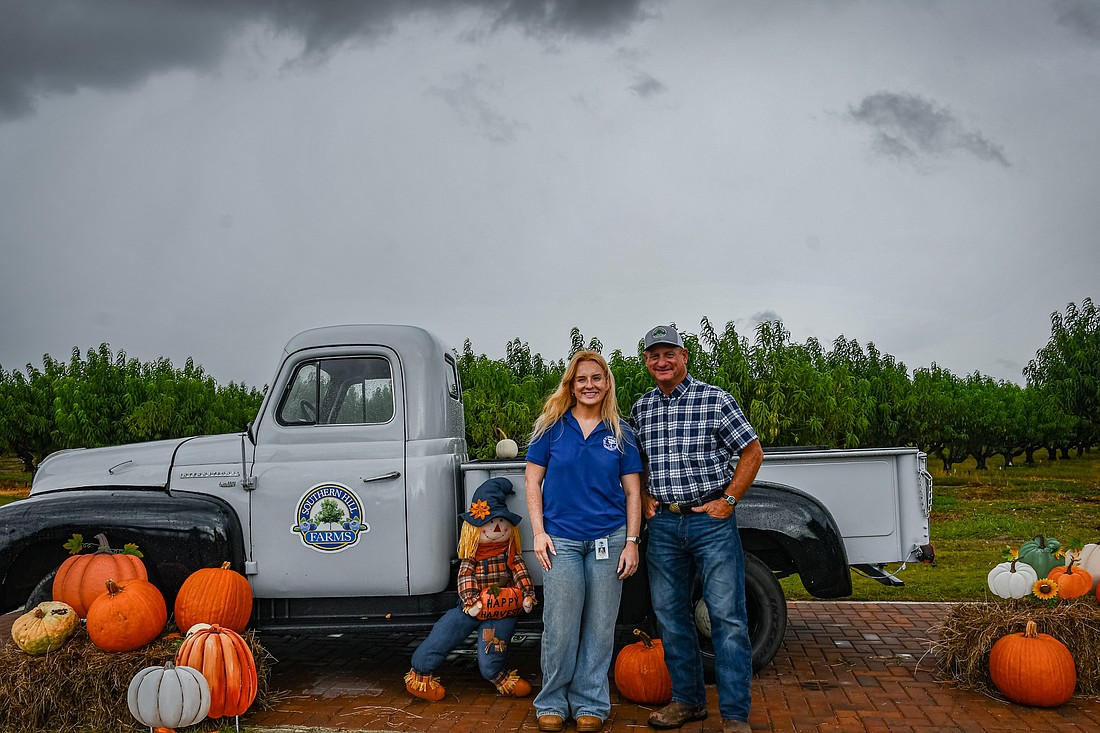 Taylor Maxwell and David Hill fuse the goals of the St. Johns’ agriculture sustainability goals with personal farm goals.