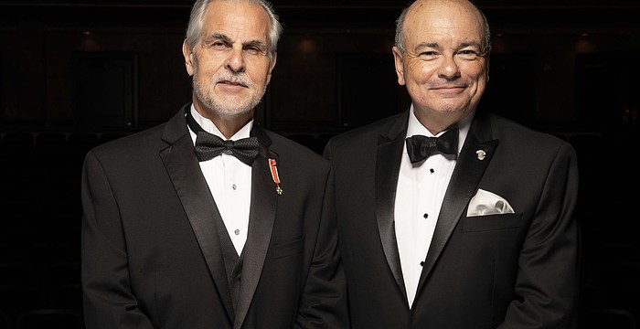 Sarasota Opera Artistic Director Victor DeRenzi and General Director Richard Russell.