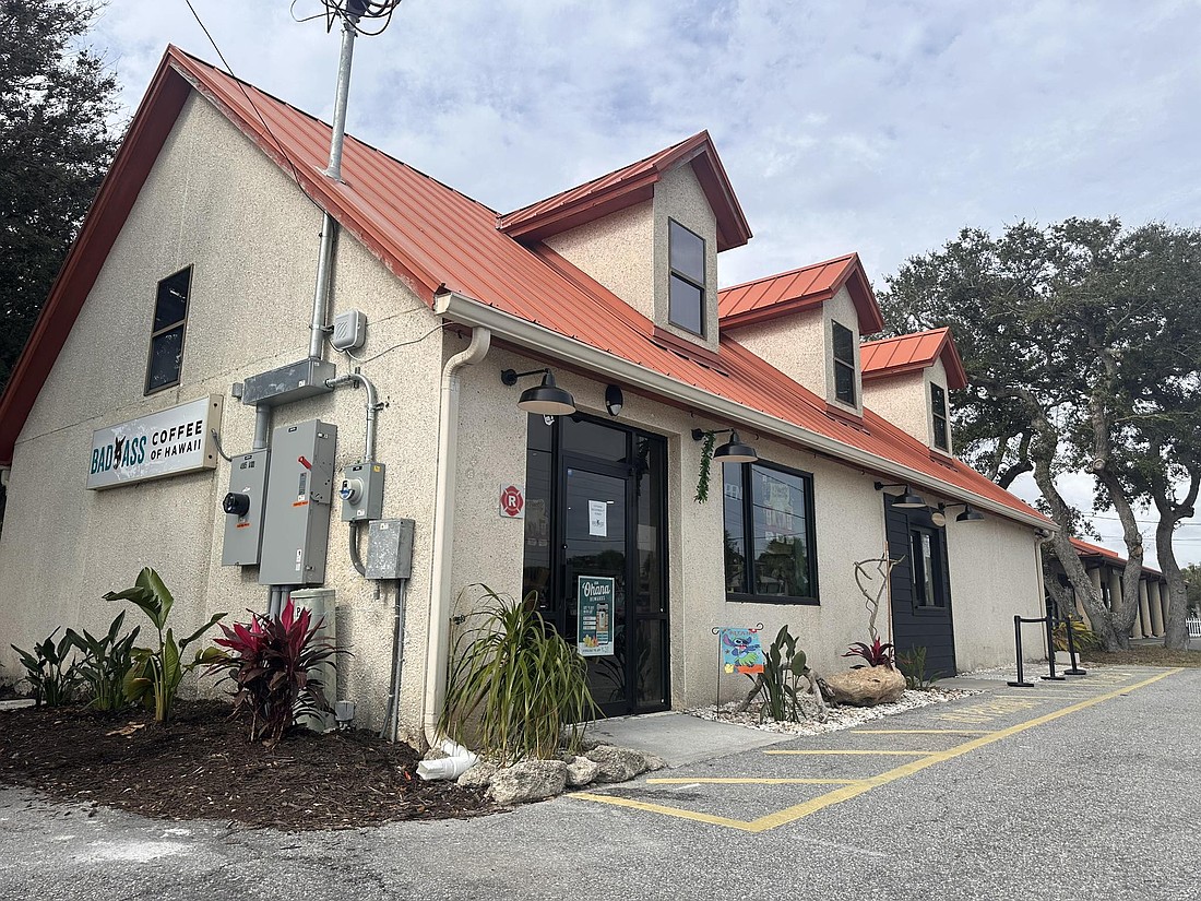 Bad Ass Coffee of Hawaii at 4085 Florida AIA in St. Augustine. It is the chain’s first location in Northeast Florida.