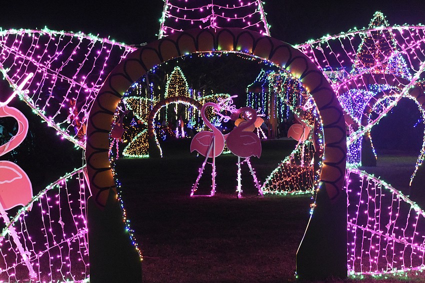 The display features over two million lights.