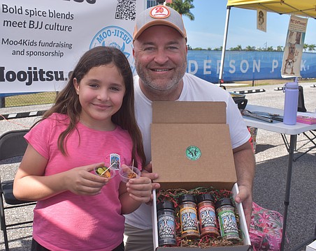 The idea for Moo-Jitsu was a collaboration between 9-year-old Olivia Whitman and her father Brandon Whitman in October of last year. They launched the business in August.