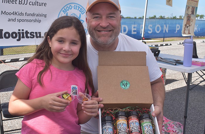 The idea for Moo-Jitsu was a collaboration between 9-year-old Olivia Whitman and her father Brandon Whitman in October of last year. They launched the business in August.