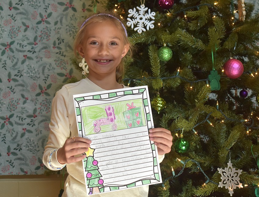 Tessa Kocisky of Isabella Rubal's first grade class at Gilbert W. McNeal Elementary