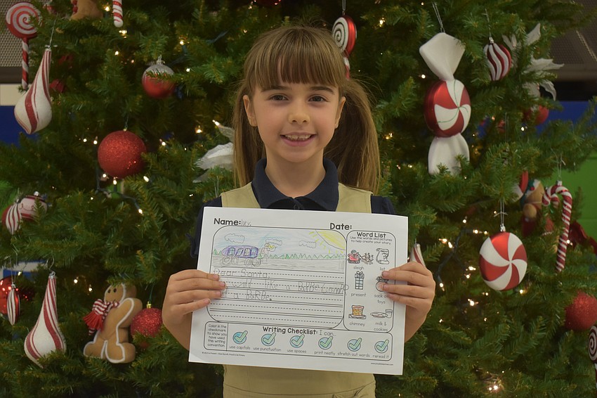 Lucy Everingham of Krystalle Nichols’ kindergarten class at Robert E. Willis Elementary