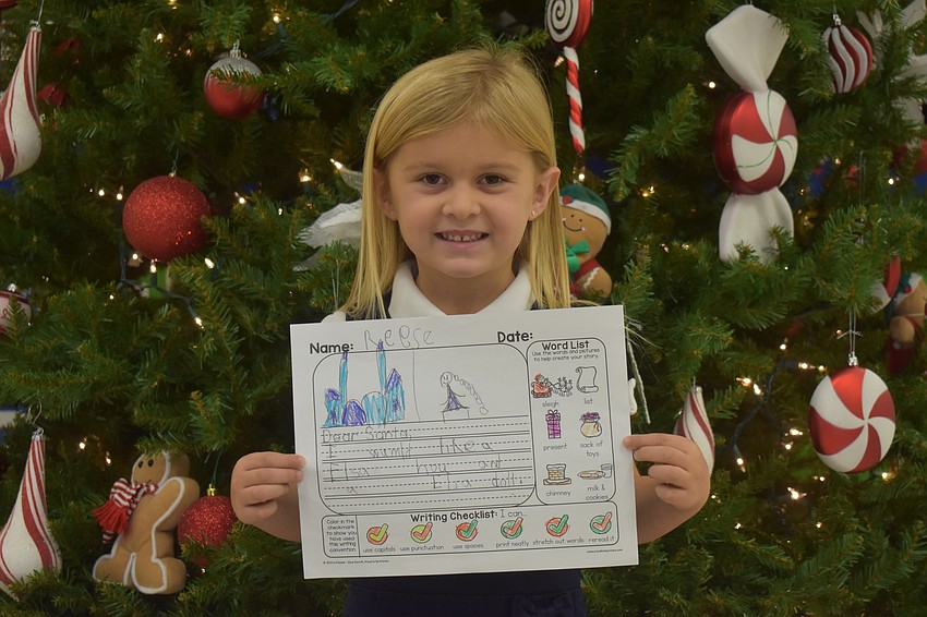Reese Beebe of Krystalle Nichols’ kindergarten class at Robert E. Willis Elementary