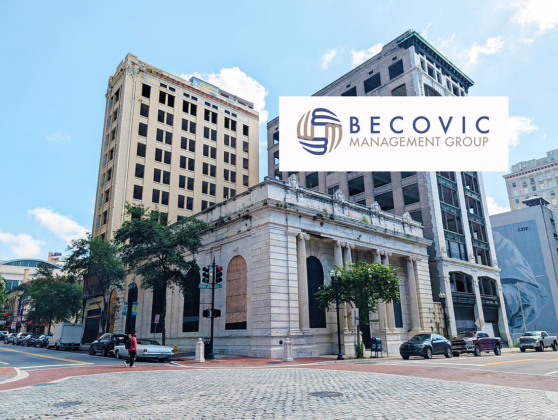 Becovic Management Group says it is buying the historic Laura Street Trio in Downtown Jacksonville.
