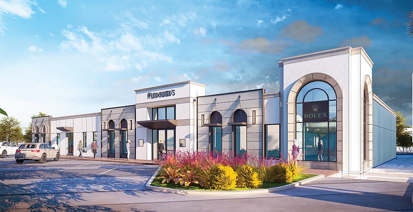 The $2.2 million renovation of Underwood Jewelers in San Marco Square includes a new facade.