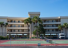 The Tides of Longboat is one of several condo complexes in Manatee County where the first floor units saw a significantly reduced property tax assessment despite being undamaged by the 2024 hurricanes due to the first floor units’ elevations.