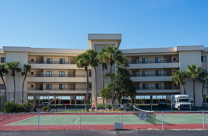 The Tides of Longboat is one of several condo complexes in Manatee County where the first floor units saw a significantly reduced property tax assessment despite being undamaged by the 2024 hurricanes due to the first floor units’ elevations.