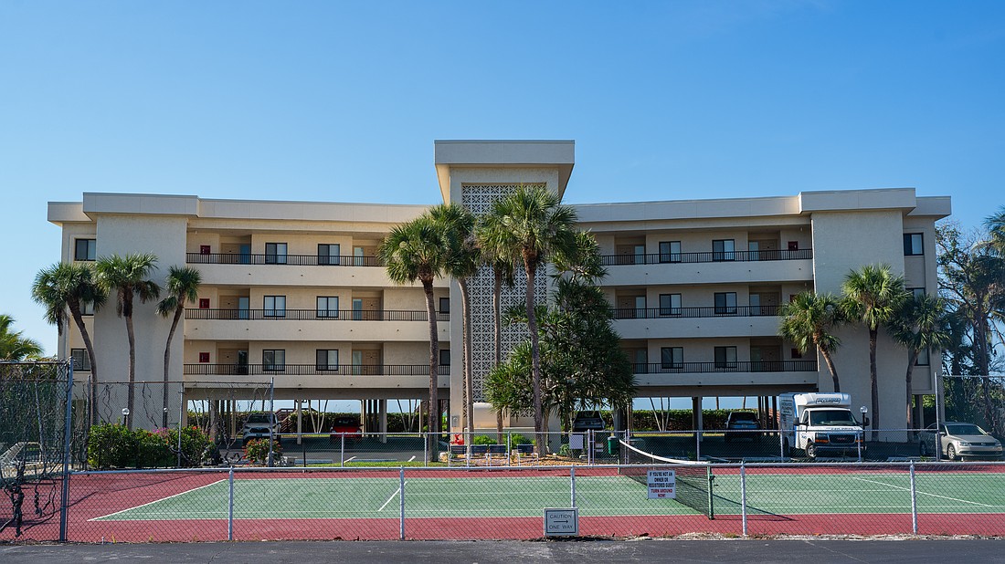 The Tides of Longboat is one of several condo complexes in Manatee County where the first floor units saw a significantly reduced property tax assessment despite being undamaged by the 2024 hurricanes due to the first floor units’ elevations.