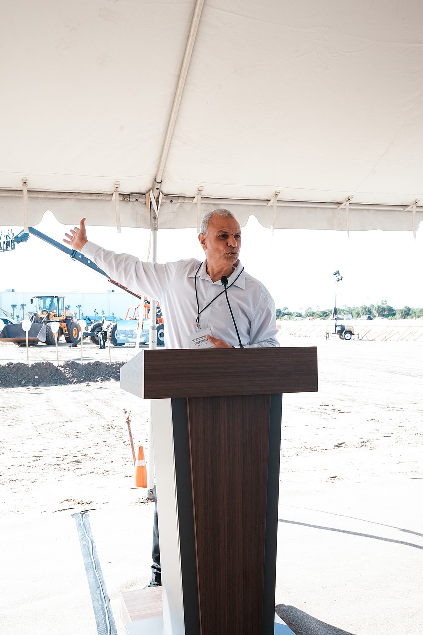 Local entrepreneur Taher Shriteh is developing Duffie North, a 110,000-square-foot warehouse project in Charlotte County's Punta Gorda Airport Commerce Center.