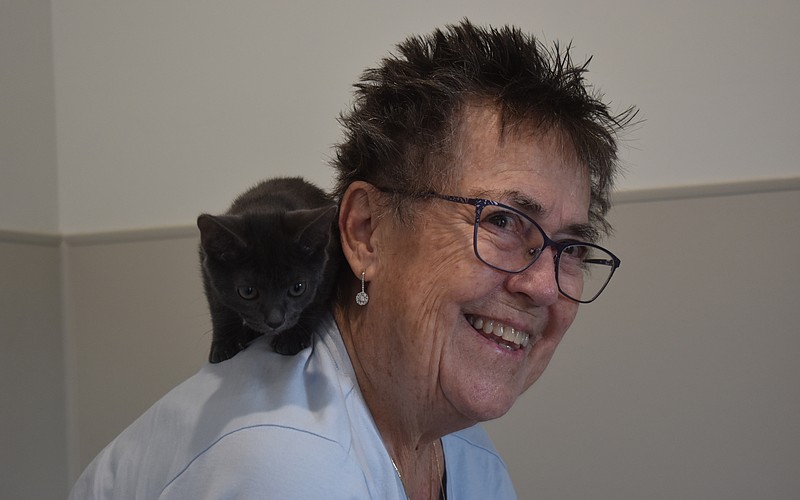 Martha McKlveen, a Nate's Honor Animal Rescue Center volunteer and donor, is eager for Kitty City to be able to support more cats that are in need, just like the over 1,000 she has fostered since 2009.
