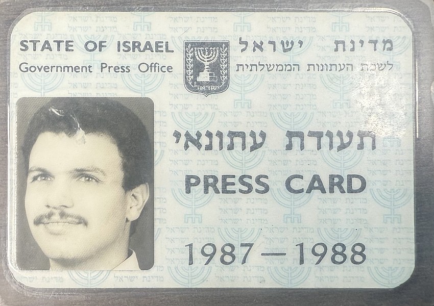 Taher Shriteh, a 65-year-old local Charlotte County entrepreneur, was once a journalist covering Gaza for Reuters.