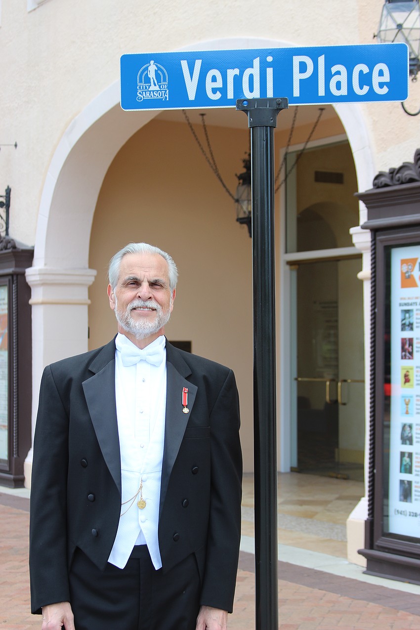 In 2016, the city of Sarasota named part of Pineapple Avenue Verdi Place in honor of the Sarasota Opera's completion of the Verdi Cycle, all conducted by Artistic Director Victor DeRenzi.