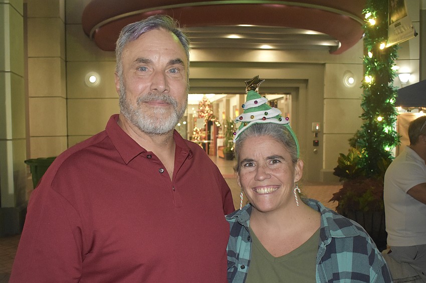 Tom Pratt and Steph Abbati get into the holiday spirit.