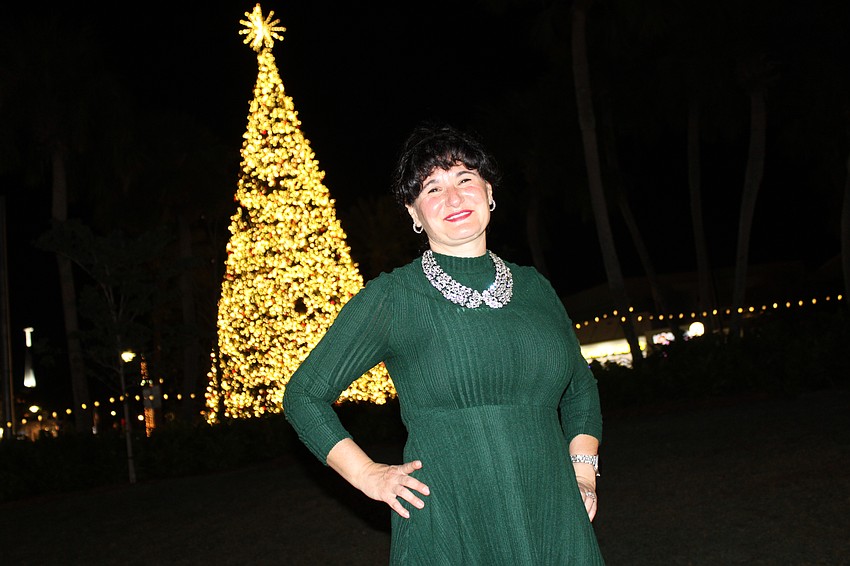 St. Armands Circle Association executive director Rachel Burns says the group is glad to bring some free holiday cheer to visitors with Holiday Night on the Circle.