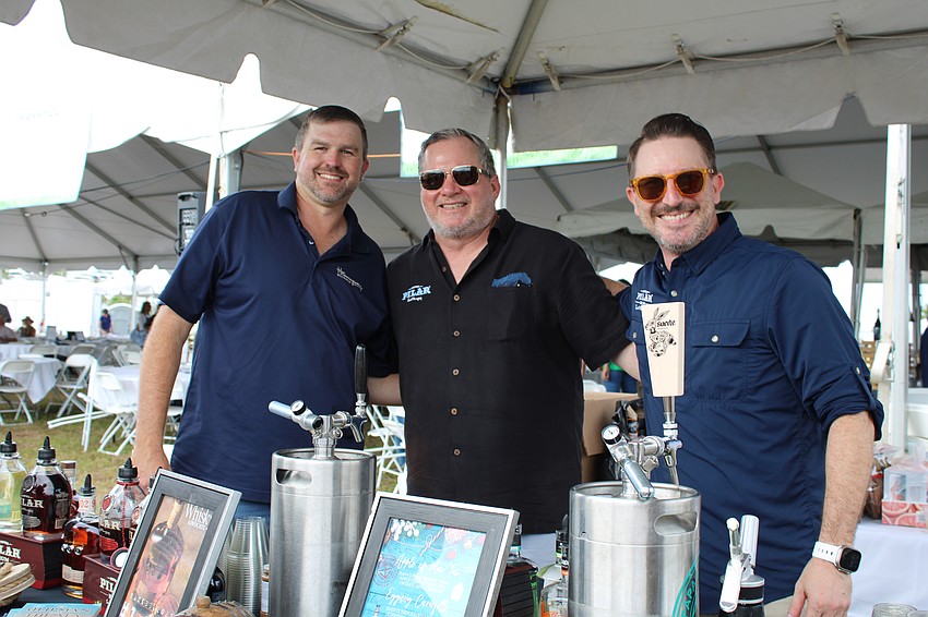 New this year, the Lawn Party included signature cocktails and spirits. Kyle Cooper, Clayton Call and Nick Doyle presented inventive takes on Papa's Pilar Rum.