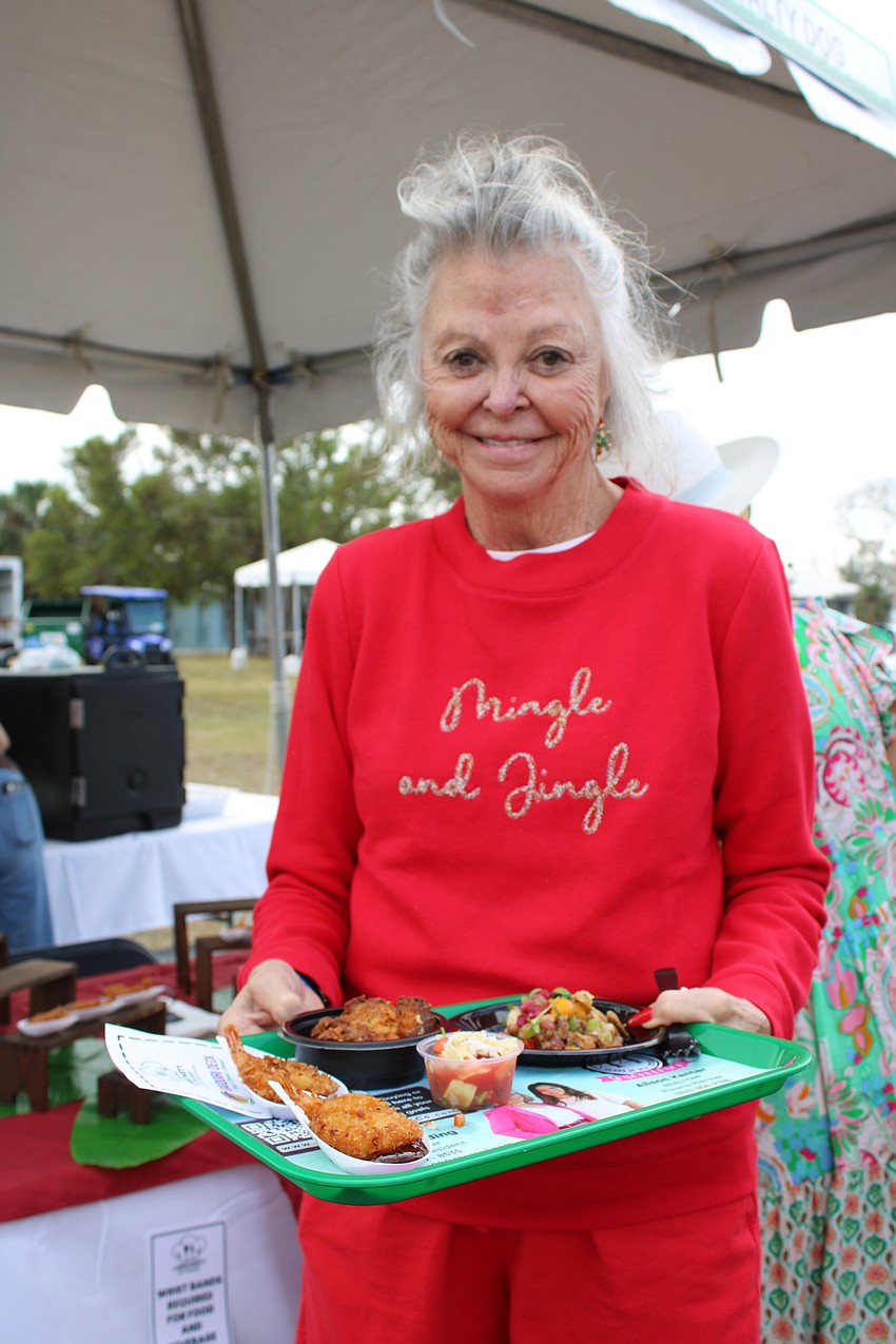 Lawn Party attendee Sandy Pringle said she enjoyed everything she had sampled so far.