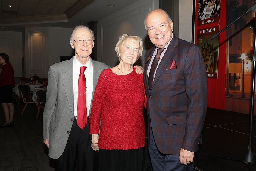 Charles Albers, Julie Planck and General Manager Richard Russell