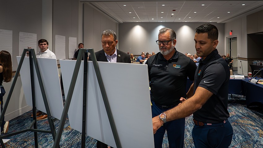 Commissioners George Kruse, Mike Rahn and Tal Siddique choose their top priorities for Manatee County. Commissioners George Kruse, Mike Rahn and Tal Siddique choose their top priorities for Manatee County.