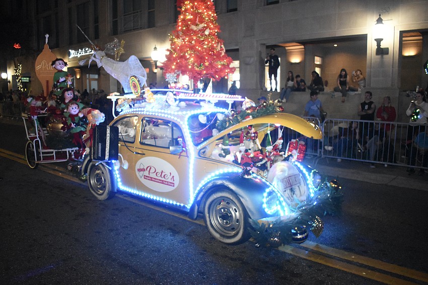 Pork Roll Pete's offered up intricate festive displays.