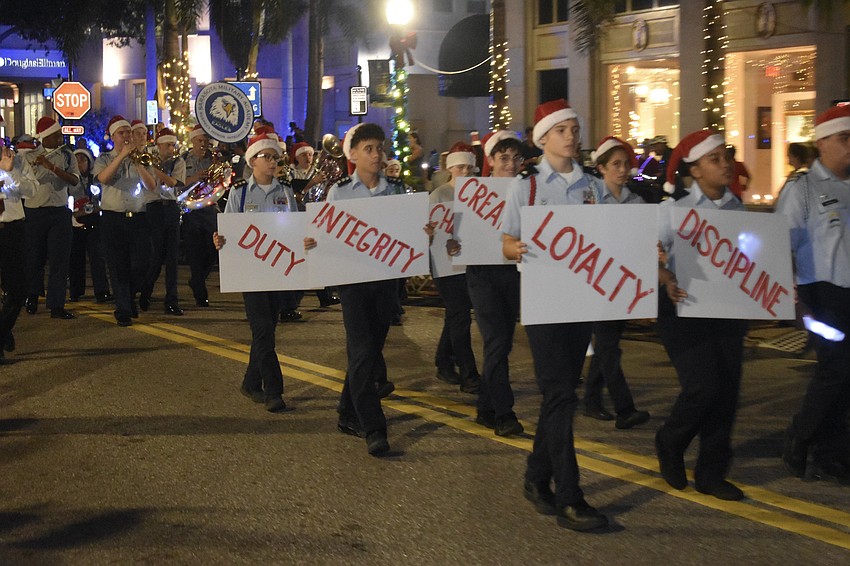 Sarasota Military Academy students showcase the school's values.