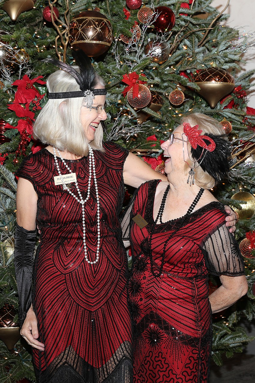 Sarasota Opera Guild VP Ina Goldberg and president Sherry Wheeler