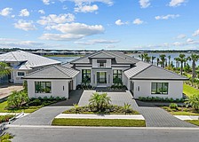 A Wild Blue at Waterside home at 1058 Blue Shell Loop sold for $3.25 million. Built in 2025, it has five bedrooms, five-and-a-half baths, a pool and 4,607 square feet of living area.