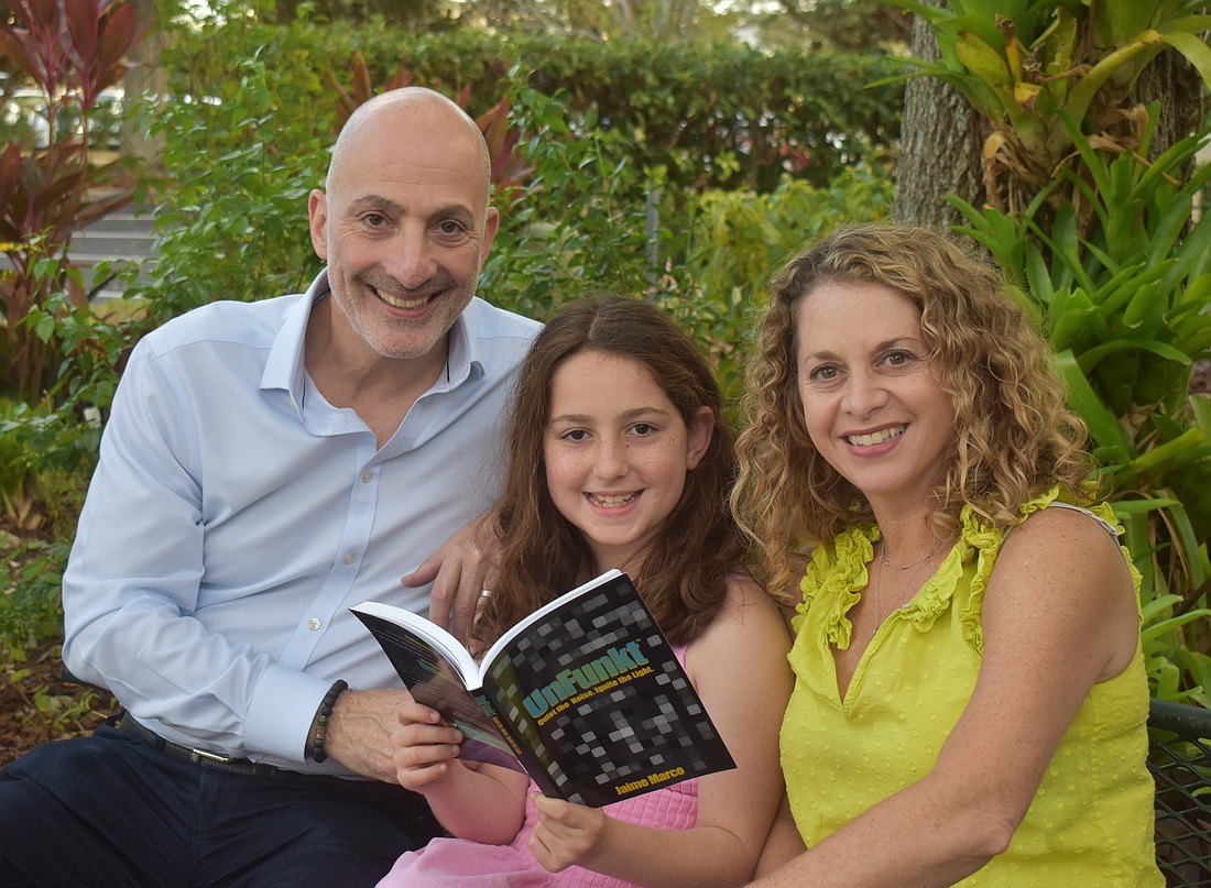 Greenbrook's David, Hannah and Jaime Marco all had a part in creating Jaime Marco's new book “Unfunkt: Quiet the Noise. Ignite the Light.”