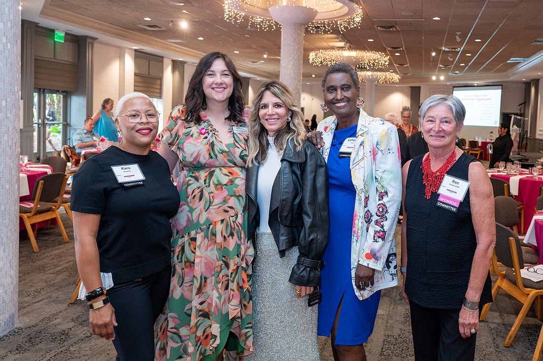 Co-chair Kara Wootson, Planned Parenthood Director of Philanthropy Lauren Stroman, Co-chairs Lissa Murphy, LaVerne Green and Roz Painter-Goffi