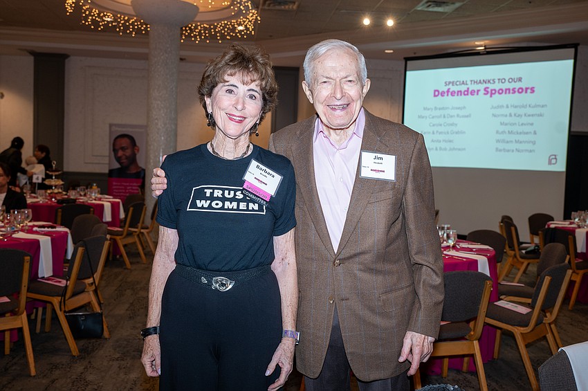 Barbara Brizdle and Jim Heskett