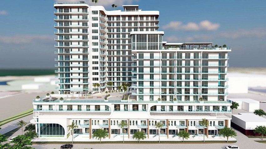 A renderung of Saravela at 430 N. Tamiami Trail. A renderung of Saravela at 430 N. Tamiami Trail.