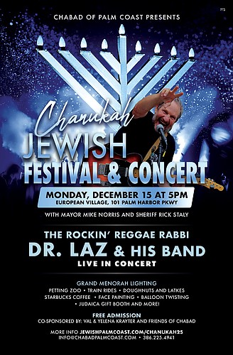 The Chanukah Jewish Festival and Concert will be hosted on December 15th at the European Village.