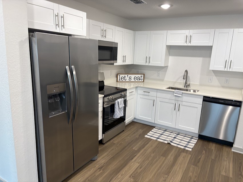 A unit at Village at Cedar Hills, an affordable housing community that opened Dec. 9 at 5051 Harlow Blvd. in West Jacksonville. Ability Housing, a Jacksonville-based nonprofit, developed the $30.7 million project.