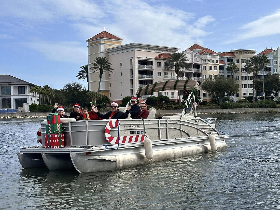 The Flagler Beach Yacht Club's annual Caroling on the Canals event is scheduled for Sunday, Dec. 14. Club members will cruise through the F- and C-section canals of Palm Coast beginning at 10:30 a.m. Courtesy photo