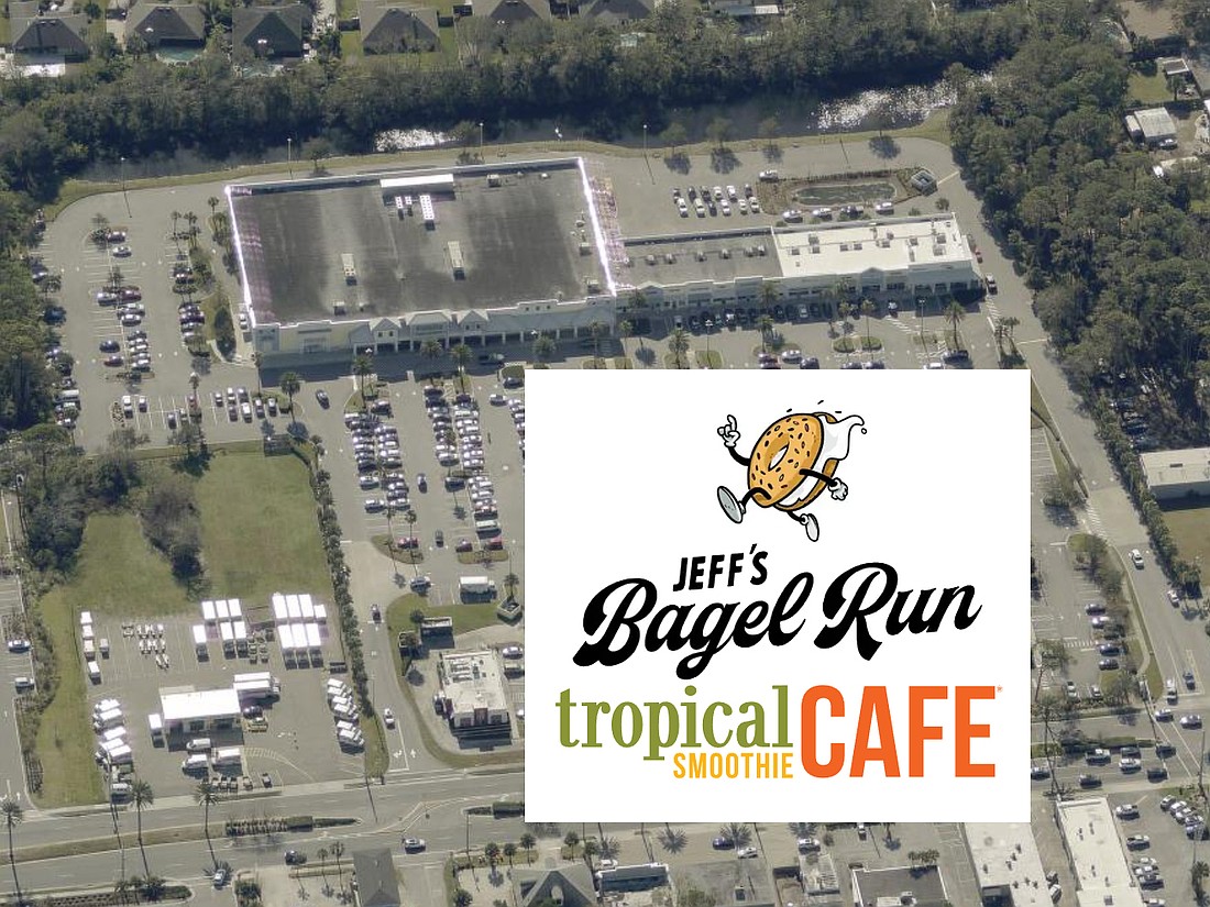 Jeff’s Bagel Run and Tropical Smoothie Cafe are planned for the Seminole Shoppes in Neptune Beach.