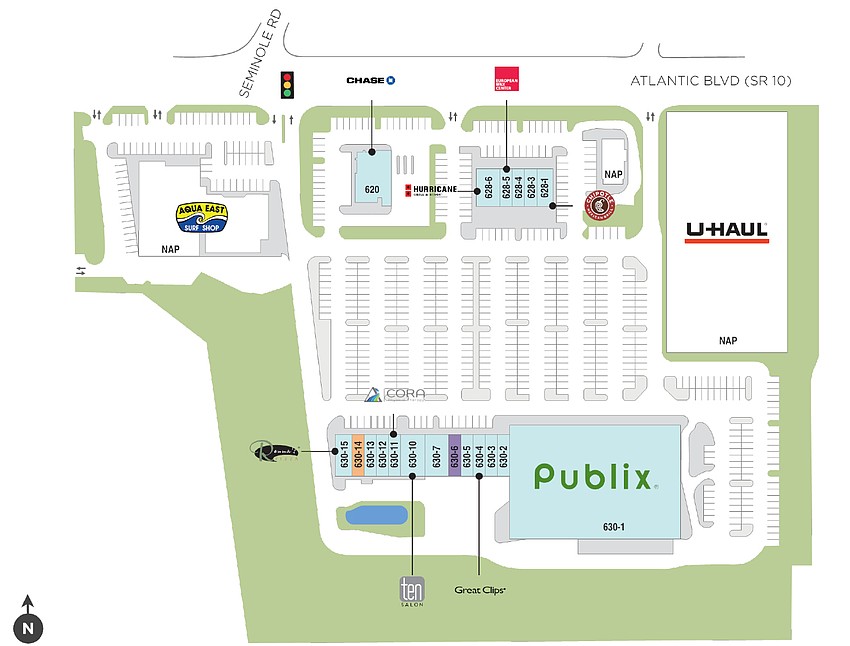 Jeff’s Bagel Run is planned for unit 628-4 and Tropical Smoothie Cafe unit 628-3 in the Seminole Shops in Neptune Beach. They are in the building with European Wax Center and Chipotle.